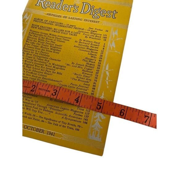 1941 Readers Digest 12pc Articles Of Lasting Interest WW2 Era - Picture 7 of 11